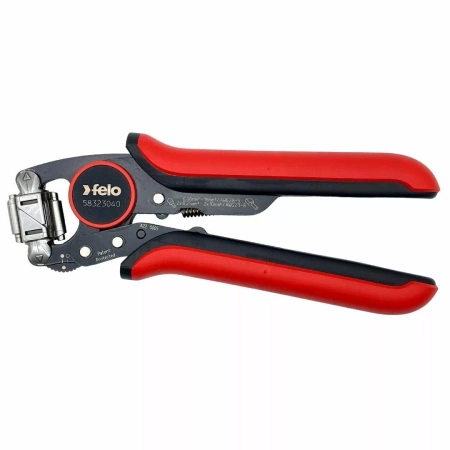 FELO FL58323040 ZACISKARKA DO TULEJEK KABLOWYCH Z RUCHOMĄ GŁOWICĄ 0,08 - 16 MM2