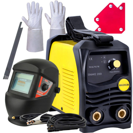 SPAWARKA INWERTER MMA MAGNUM SNAKE200I WALIZKA ALU