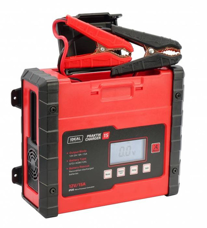 IDEAL PROSTOWNIK PRAKTIK CHARGER 15 LCD 12V