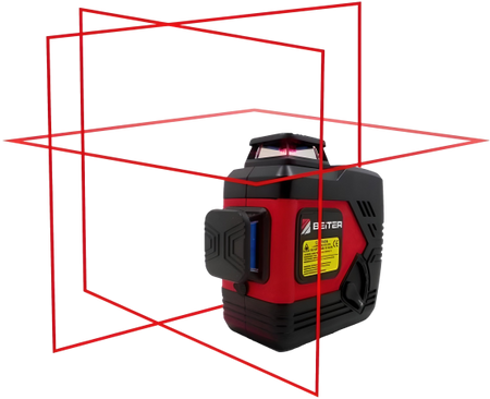 LASER KRZYŻOWY CZERWONY BART-3D BEITER + STATYW