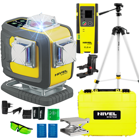 NIVEL SYSTEM LASER KRZYŻOWY CL4D-B BLUETOOTH + SJJ-M1 EX STATYW + CLS4 CZUJNIK