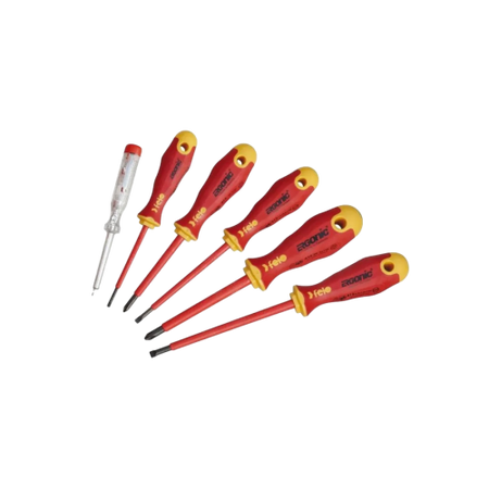 FELO 41396398 WKRĘTAKI IZOLOWANE ERGONIC 1000V ZESTAW 5 SZTUK + PRÓBNIK