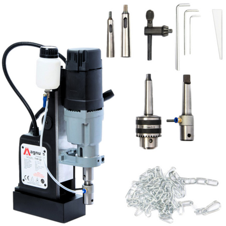 MAGNUM HGMD 32-60 WIERTARKA MAGNETYCZNA Z MOŻLIWOŚCIĄ GWINTOWANIA