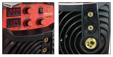 FACHOWIEC PÓŁAUTOMAT SPAWALNICZY 2W1 TWINMIG 200A-IG MIG/MAG/FCAW/MMA WELDER FANTASY