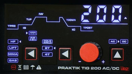 IDEAL PRAKTIK TIG 200 AC/DC LED SPAWARKA INWERTOROWA
