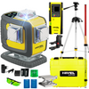 NIVEL SYSTEM LASER KRZYŻOWY CL4D-B BLUETOOTH + SJJ-M1 EX STATYW + CLS4 CZUJNIK + LS24 ŁATA