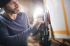 MENZER ETS 150 5.0 MIMOŚRODOWA SZLIFIERKA ELEKTRYCZNA  W SYSTEINERZE MR319050000