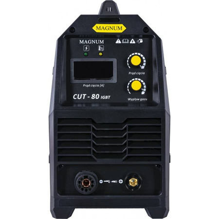 MAGNUM CUT 80 IGBT PRZECINARKA PLAZMOWA 400V + DYSZE + ELEKTRODY + RĘKAWICE OCHRONNE
