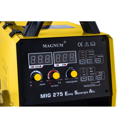 MAGNUM MIG 275 SPAWARKA INWERTEROWA EASY SYNERGIA ALU PULS 280A/60%