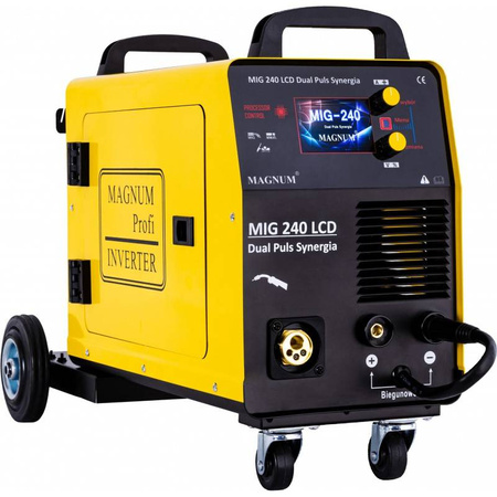 ZESTAW SPAWARKA INWERTOROWA MAGNUM MIG 240 LCD DPS