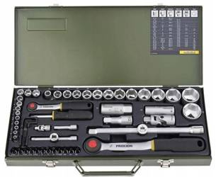 ZESTAW KLUCZY NASADOWYCH PROXXON 1/2 i 1/4 CALA