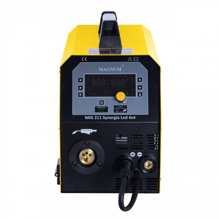 MAGNUM MIG 211 SYNERGIA SPAWARKA INWERTEROWA LED PODAJNIK 4X4 200A/60%