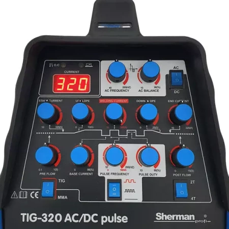 SHERMAN SPAWARKA INWERTOROWA TIG 320 AC/DC PULSE