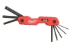MILWAUKEE 4932480978 ZESTAW SKŁADANYCH KLUCZY IMBUSOWYCH HEX 8 EL. 