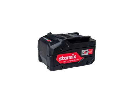 STARMIX SX119090 ODKURZACZ AKUMULATOROWY SMART L 18V ZESTAW Z ŁADOWARKĄ I AKU 5.2 AH