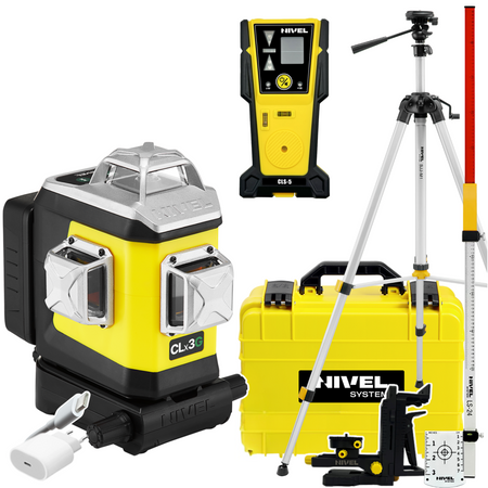 NIVEL CLX3G LASER KRZYŻOWY BLUETOOTH + STATYW + CZUJNIK CLS-5 + ŁATA