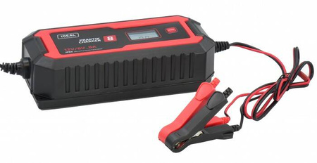 IDEAL PCHARGE8 PRAKTIK CHARGER 8 LCD 6/12V + rękawice