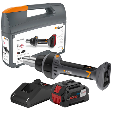 STEINEL MH7 OPALARKA AKUMULATOROWA 18V ZESTAW Z ŁADOWARKĄ I AKUMULATOREM