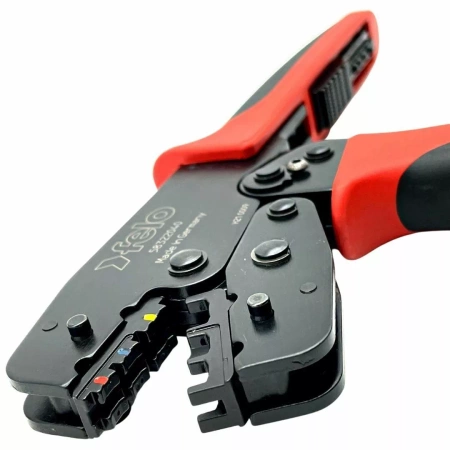 FELO FL58322040 ZACISKARKA DO TULEJEK KABLOWYCH 0,10 - 16 MM2 Z 3 WYMIENNYMI SZCZĘKAMI