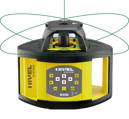 NIVEL SYSTEM NIWELATOR LASEROWY NL520G DIGITAL + SJJ1 STATYW + LS24 ŁATA