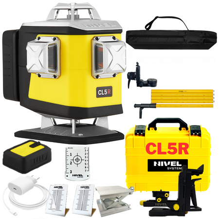 NIVEL CL5R LASER KRZYŻOWY BLUETOOTH + TYCZKA