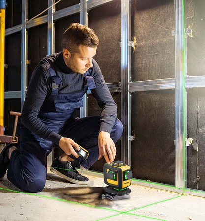 NIVEL SYSTEM LASER KRZYŻOWY CL4D-G BLUETOOTH + SJJ-M1 EX STATYW + CLS4 CZUJNIK