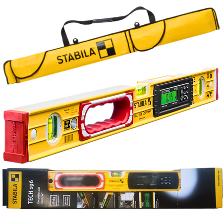 STABILA ELEKTRONICZNA POZIOMICA TECH 196, MAGNETYCZNA 61 CM