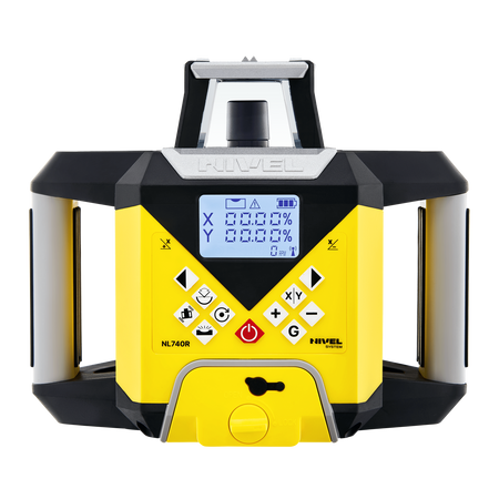 NIVEL SYSTEM NIWELATOR LASEROWY NIVEL NL740 DIGITAL + MC-1D CLAMPS + SJJ32 STATYW + LS24 ŁATA