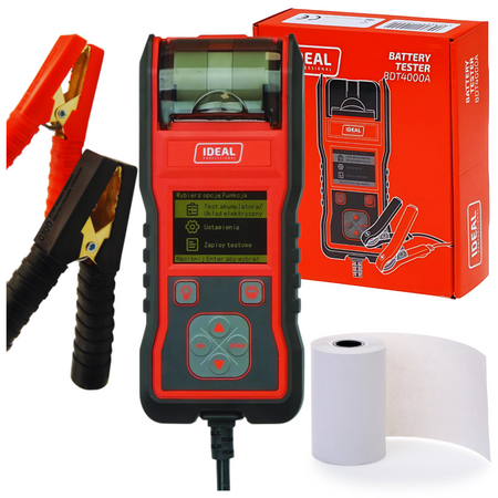 IDEAL TESTER AKUMULATORÓW Z DRUKARKĄ BDT4000A
