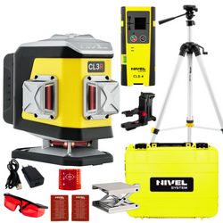 NIVEL SYSTEM LASER KRZYŻOWY CL3R BLUETOOTH + SJJ-M1 EX STATYW + CLS4 CZUJNIK