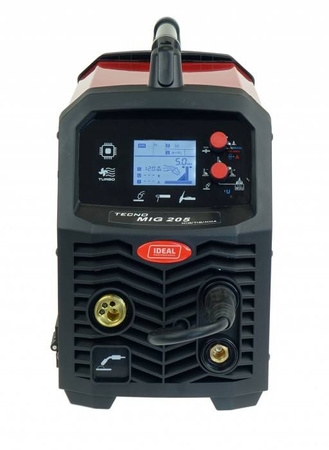 ZESTAW IDEAL TECNO MIG 205 LCD MIG/TIG/MMA SYNERGIC