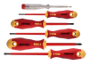 FELO 41396398 WKRĘTAKI IZOLOWANE ERGONIC 1000V ZESTAW 5 SZTUK + PRÓBNIK 