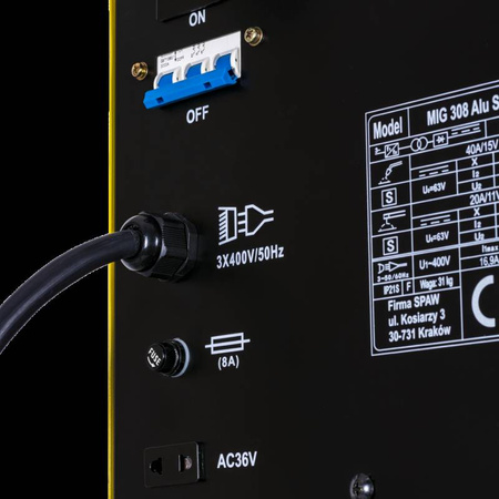 MAGNUM PÓŁAUTOMAT SPAWALNICZY MIG/MAG 308 ALU SYNERGIA