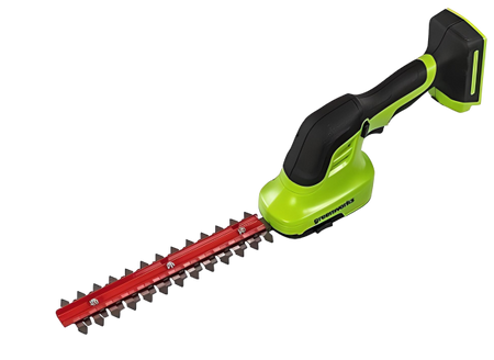 GREENWORKS G24SHTK2 NOŻYCE DO PODCINANIA KRZEWÓW TRAW 24V