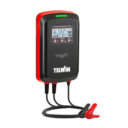 TELWIN PROSTOWNIK DOCTOR CHARGE 50 230V 6V/12V/24V + rękawice