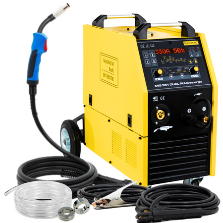 MAGNUM MIG/MAG 351 DUAL PULS SYNERGIA SPAWARKA INWERTEROWA