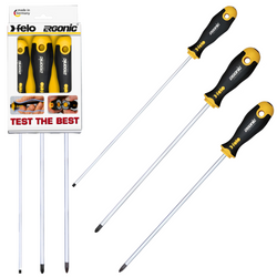FELO FL40093114 ZESTAW 3 WKRĘTAKÓW ERGONIC 3 CZ.