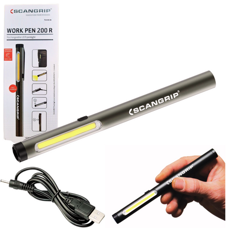 SCANGRIP LATARKA DŁUGOPISOWA LED 200 LM WORK PEN