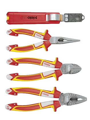 FELO FL41391104 ZESTAW 11 NARZĘDZI DLA ELEKTRYKA W ETUI