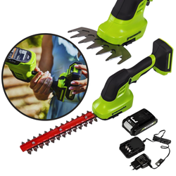 GREENWORKS G24SHTK2 NOŻYCE DO PODCINANIA KRZEWÓW TRAW 24V