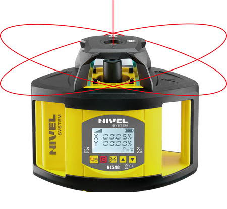 NIVEL SYSTEM NIWELATOR LASEROWY NL540 DIGITAL + SJJ32 STATYW + LS24 ŁATA