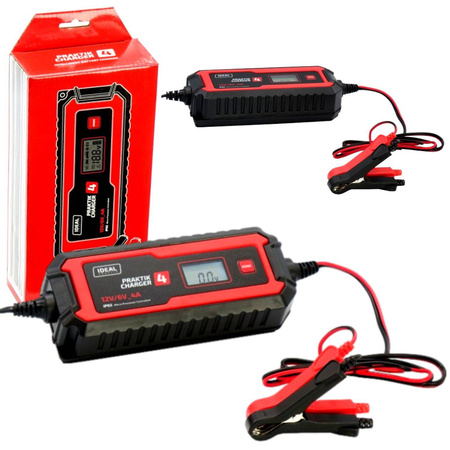 IDEAL PROSTOWNIK PRAKTIK CHARGER 4 LCD 6/12V