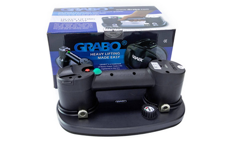 GRABO NEMO CHWYTAKI PRÓŹNIOWE + 2X AKUMULATOR 2,6AH + ŁADOWARKA + TORBA TRANSPORTOWA