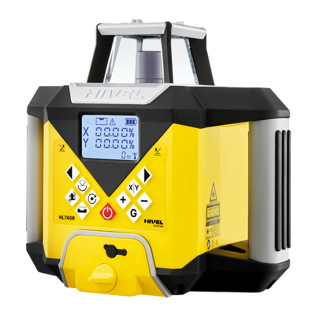 NIVEL SYSTEM NIWELATOR LASEROWY NIVEL NL740 DIGITAL + MC-1D MAGNETS + SJJ32 STATYW + LS24 ŁATA