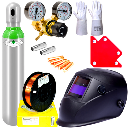 ZESTAW SPAWARKA INWERTEROWA MIG/MAG 285 DUAL PULS SYNERGIA LCD MAGNUM