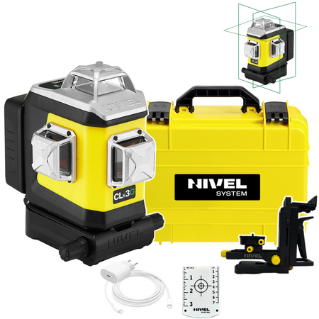 NIVEL CLX3G LASER KRZYŻOWY BLUETOOTH + TYCZKA