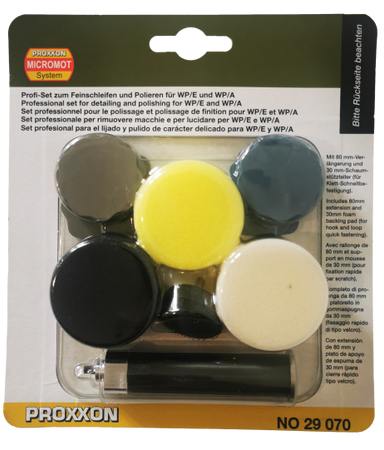 PROXXON PR29070 PROFESJONALNY ZESTAW DO SZLIFOWANIA I POLEROWANIA