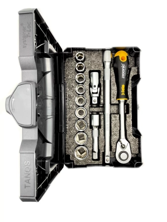 FELO FL05681318 ZESTAW KLUCZY 13-CZĘŚCIOWY 1/2” Z GRZECHOTKĄ ERGONIC