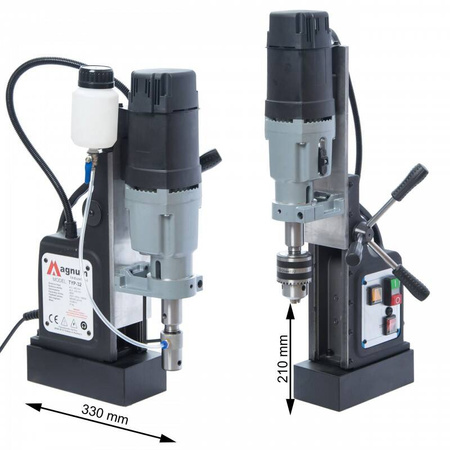 MAGNUM HGMD 32-60 WIERTARKA MAGNETYCZNA Z MOŻLIWOŚCIĄ GWINTOWANIA