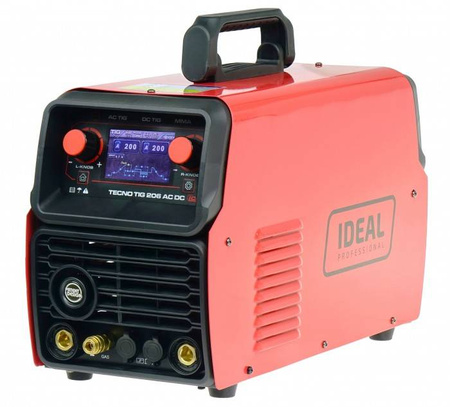 ZESTAW IDEAL SPAWARKA TECNO TIG 206 AC/DC LCD